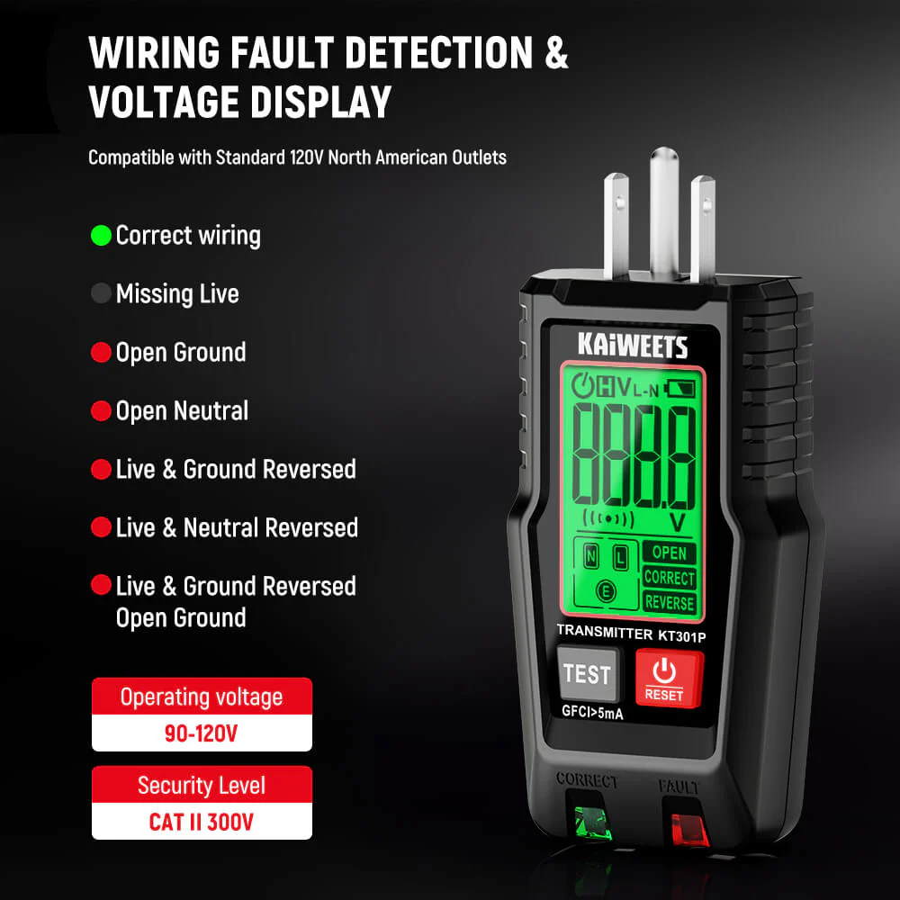 KAIWEETS KT301P Circuit Breaker Finder