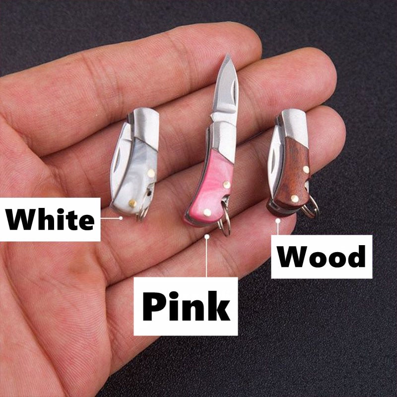 Mini Folding Knife Key Chain