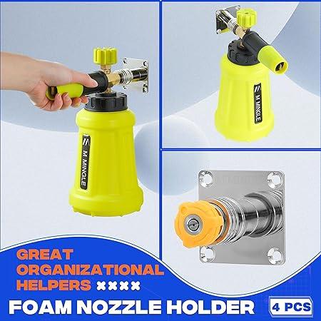 Foam Cannon Holder with Self-Locking Mechanism