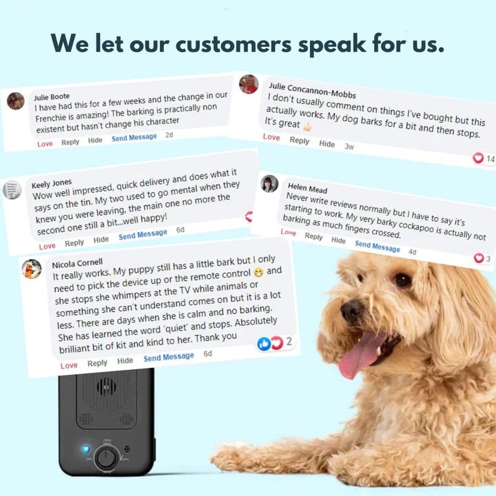 🔥Last day 49% OFF - Anti-bark device that teaches your dog not to bark