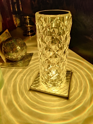 Crystal Diamond Lamp - 16 RGB Colors