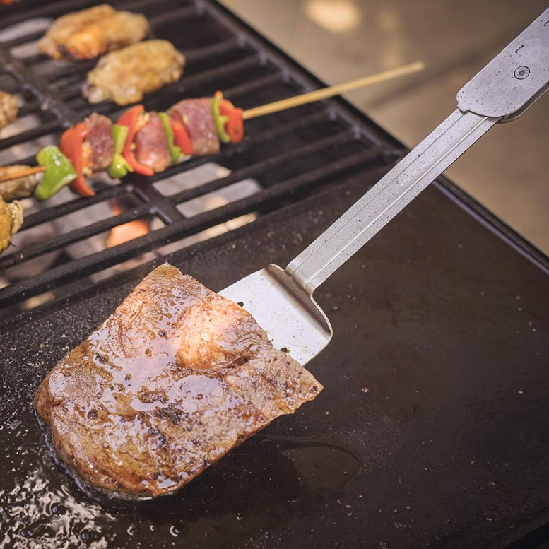 Roxon 6 in 1 Detachable and Foldable Multifunctional Grilling Utensil Set, Special Portable Grilling Utensils for Patio and Outdoor BBQ