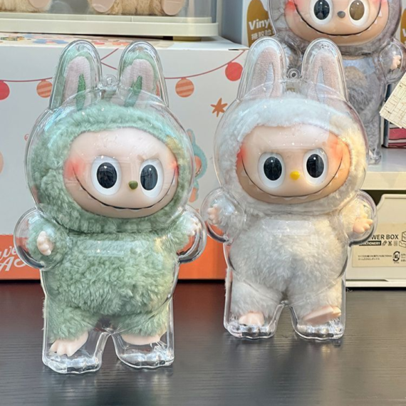 🧸LABUBU transparent protective case dust cover🎁