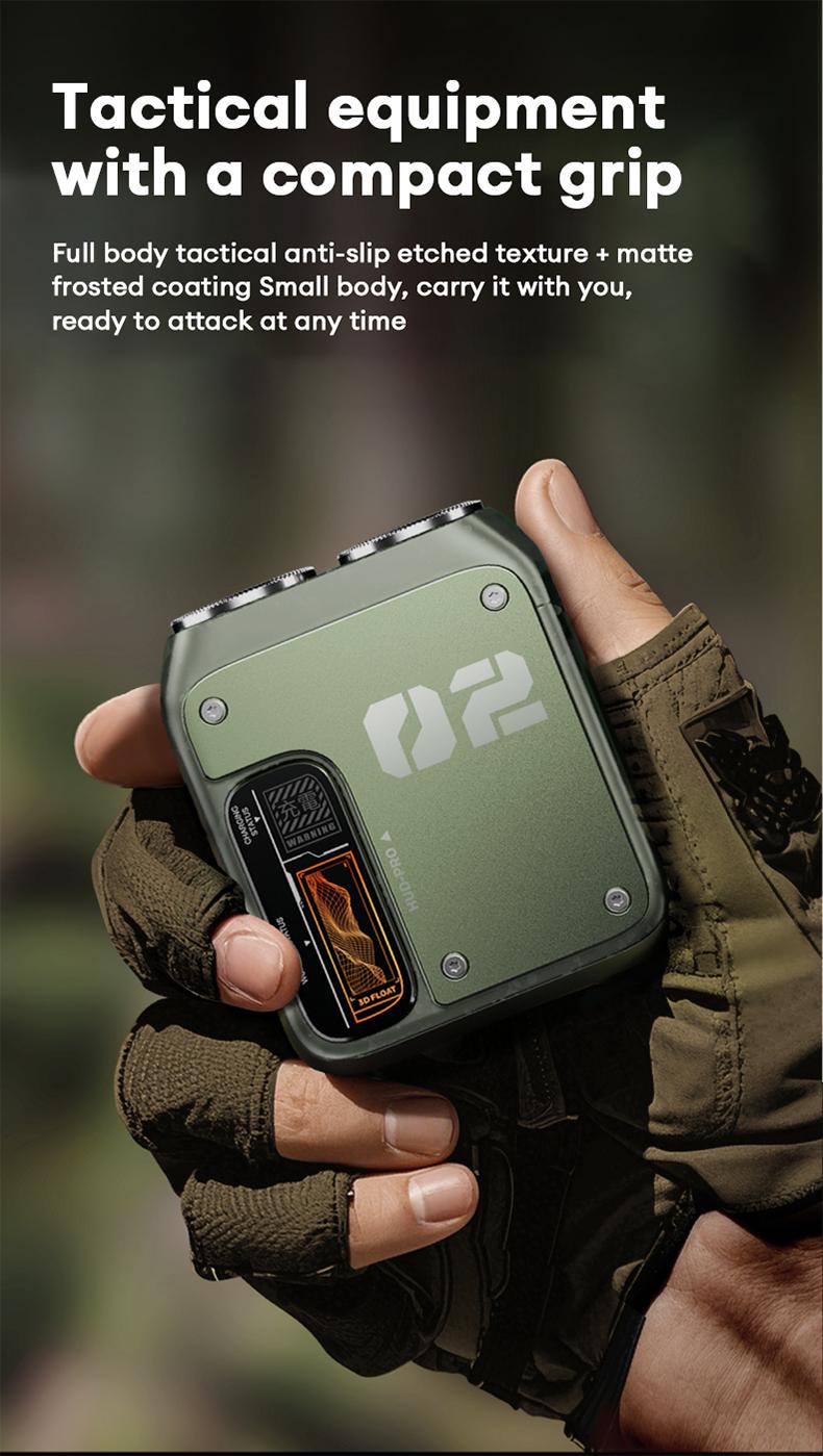 PAXA Mini Electric Shaver - Magnetic Dual Blades Curved Blade Mesh Waterproof Skin-Friendly Washable Rechargeable High-Speed Motor with Long-Lasting Battery Compact Portable Facial Matte Smooth