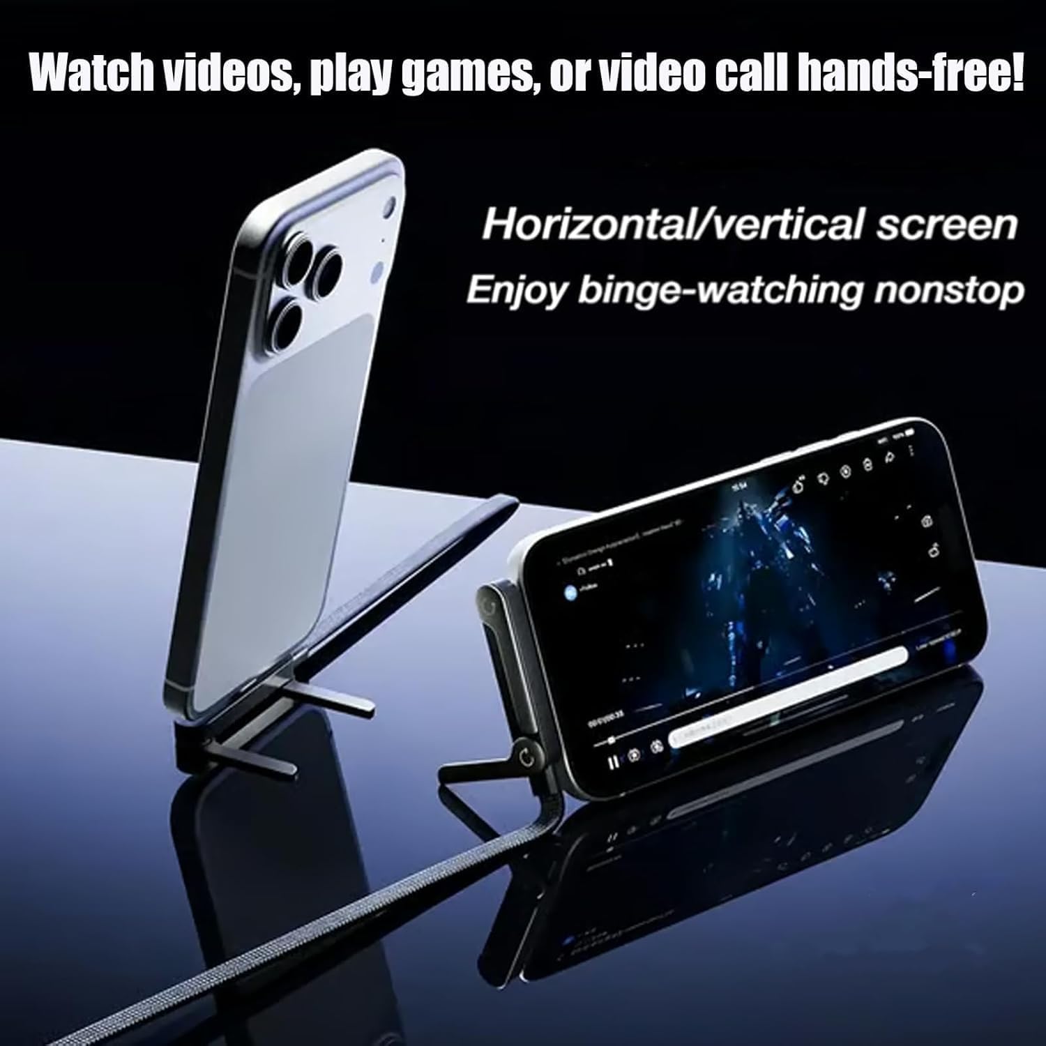 Sideways Phone Charger, 2-in-1 Invisible Holder Charger Cable