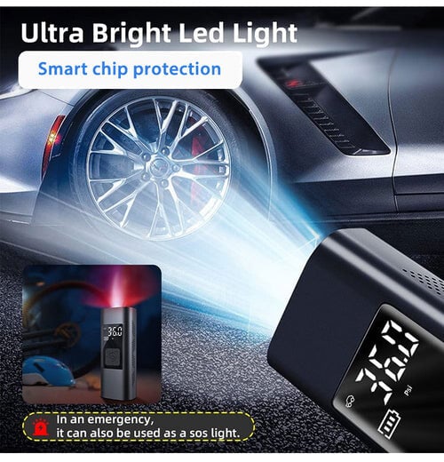 (2023 New Style) Portable Car Air Pump