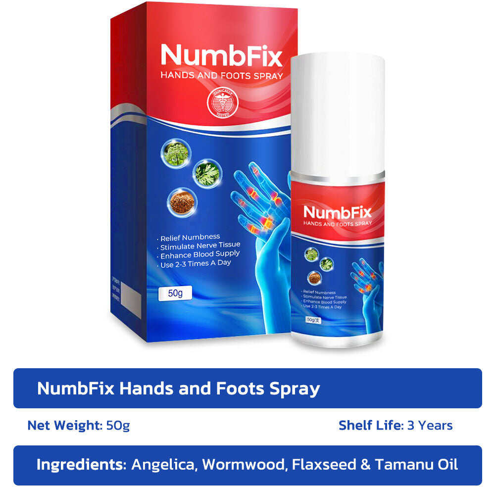 NumbFix sprej na ruce a nohy
