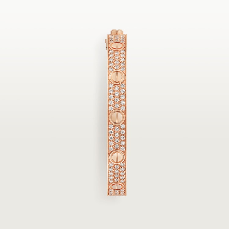 LOVE BRACELET, DIAMOND-PAVED