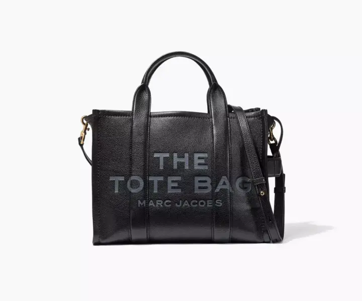 THE LEATHER MEDIUM TOTE BAG