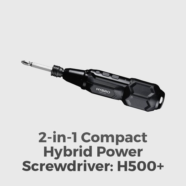 2-in-1 Compact Hybrid Power Screwdriver