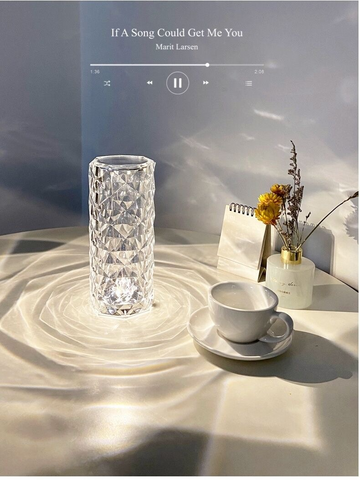 Crystal Diamond Lamp - 16 RGB Colors