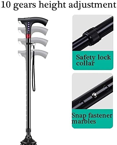 Multi-Functional & Intelligent Elderly Crutches Walking Stick Suitable Walking Stick for Seniors