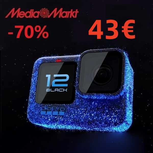 [Media Markt ograničena rasprodaja]Gopro HERO 12 crna akcijska kamera SNIŽENA 70%