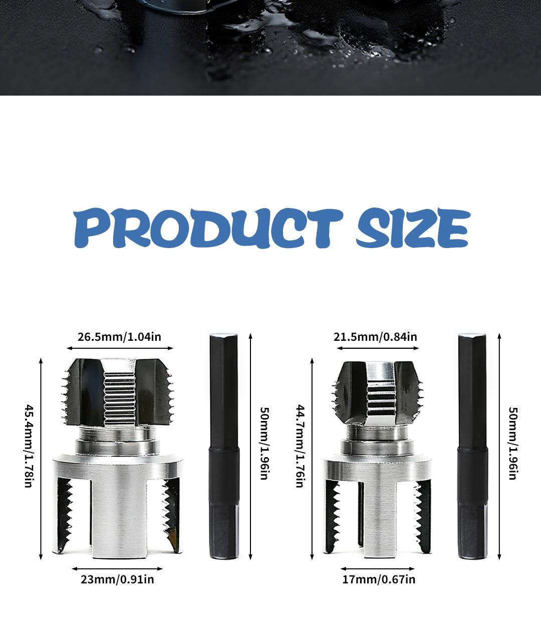 SOPAMI Pipe Tapping and Threading Tool | Dual-Specification Compatible, Wear-Resistant and Durable, Maximizing Efficiency in Pipe Installation and Repair!