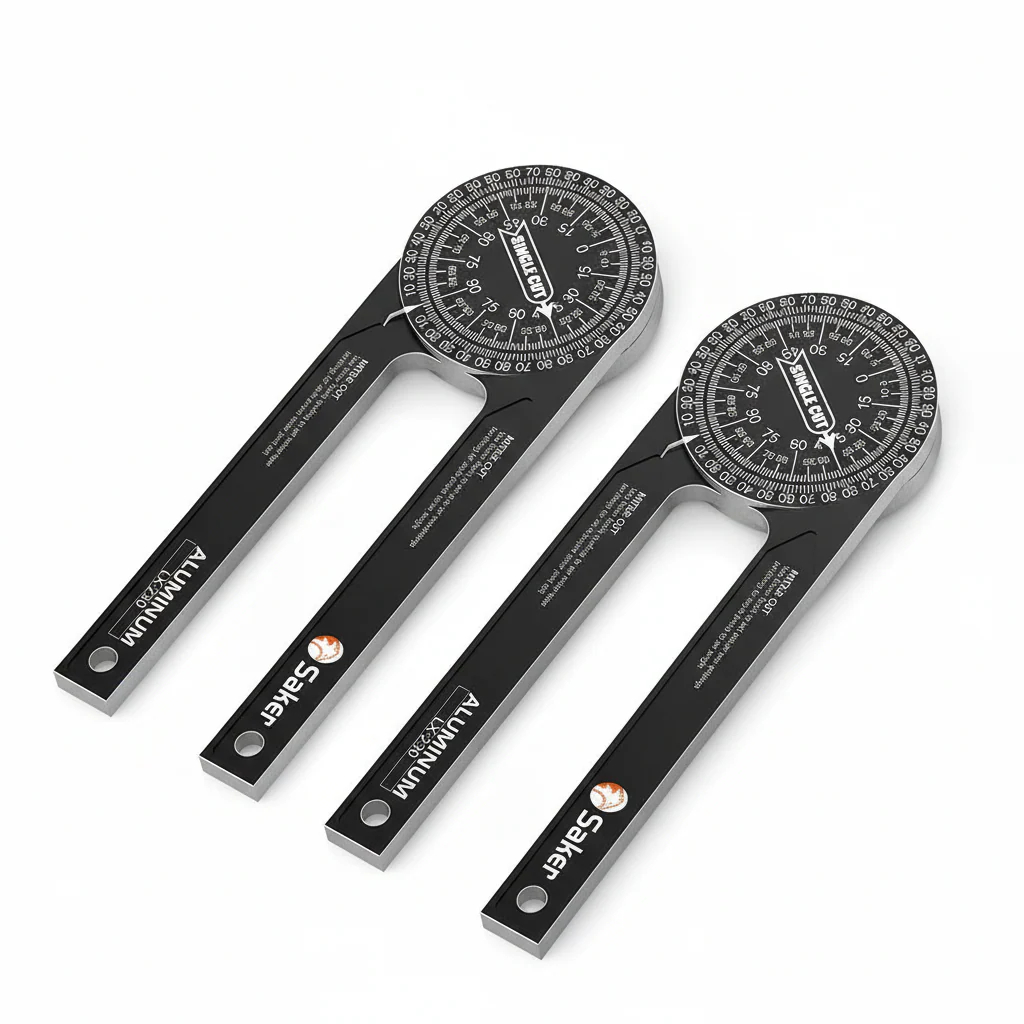 📏 7-inch Aluminum Miter Saw Protractor | Precision Angle Finder