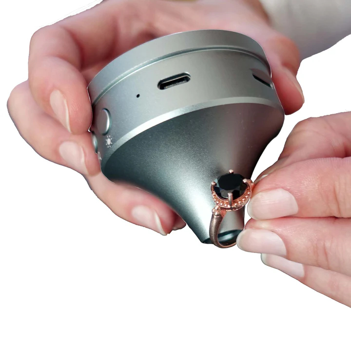 Digital jewellers loupe, 50mm screen