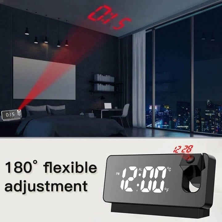Mirror projection alarm clock🔥🔥
