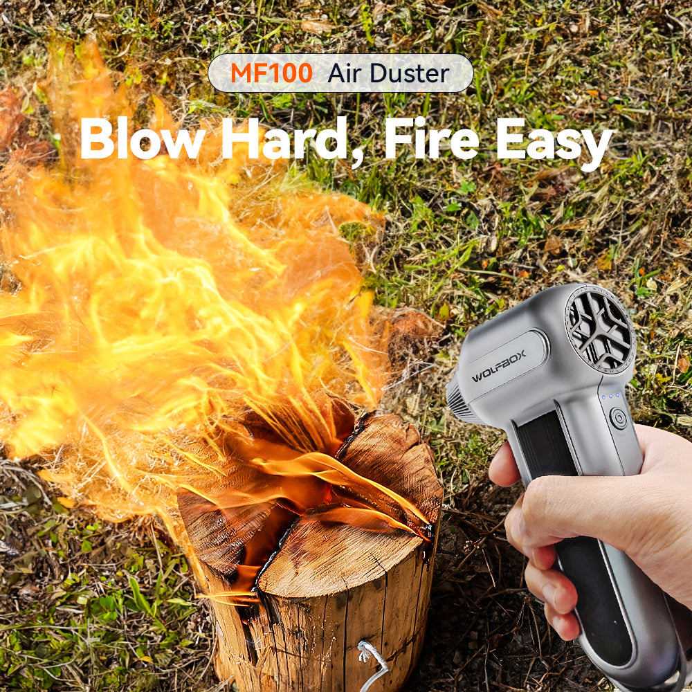 WOLFBOX Compressed Air Duster - Super Power Electric Air Duster