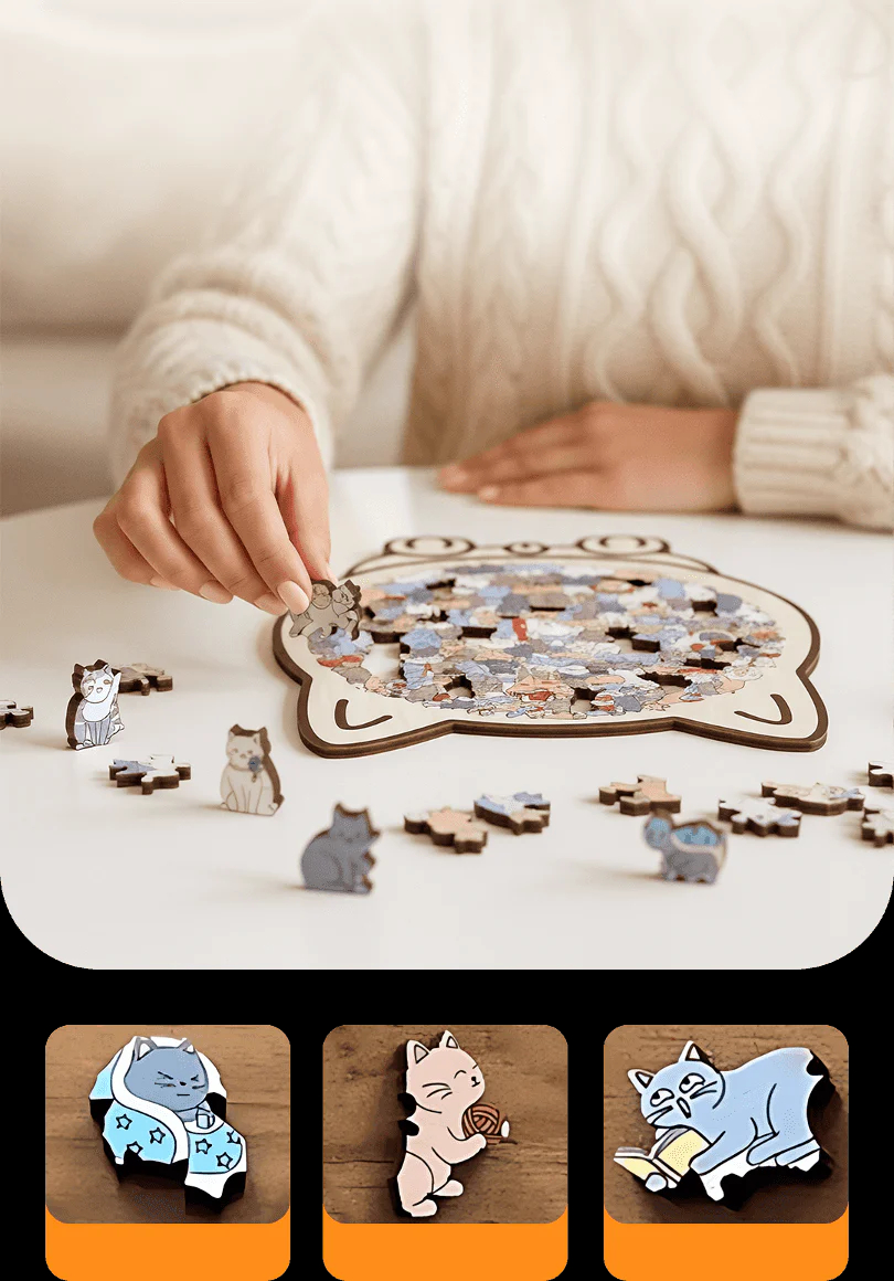 135-piece wooden jigsaw puzzle - a creative gift