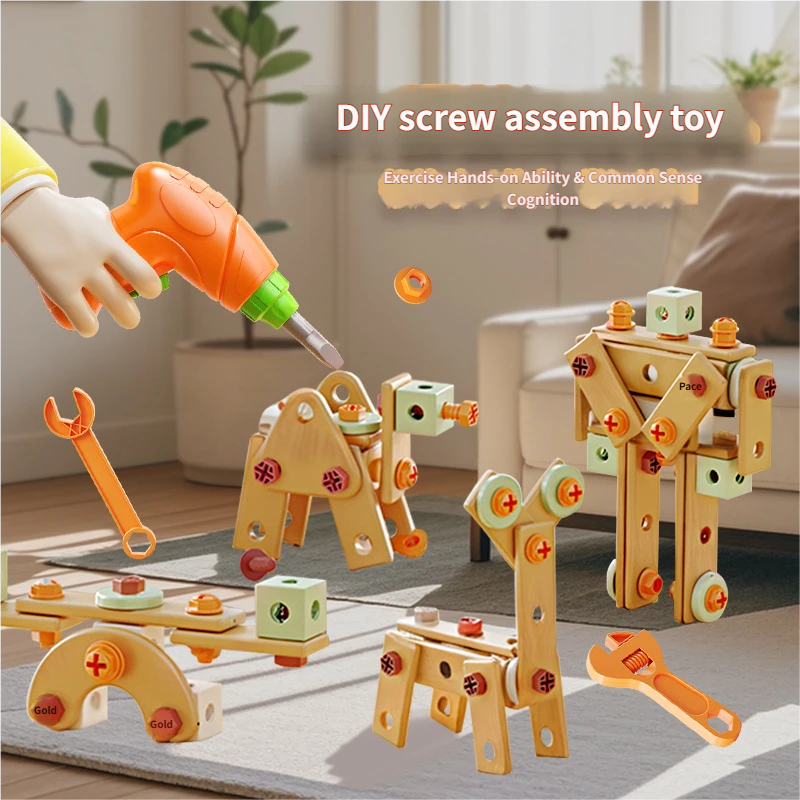 🧩Building block toy! 💪 Develops your child's hand-eye coordination!