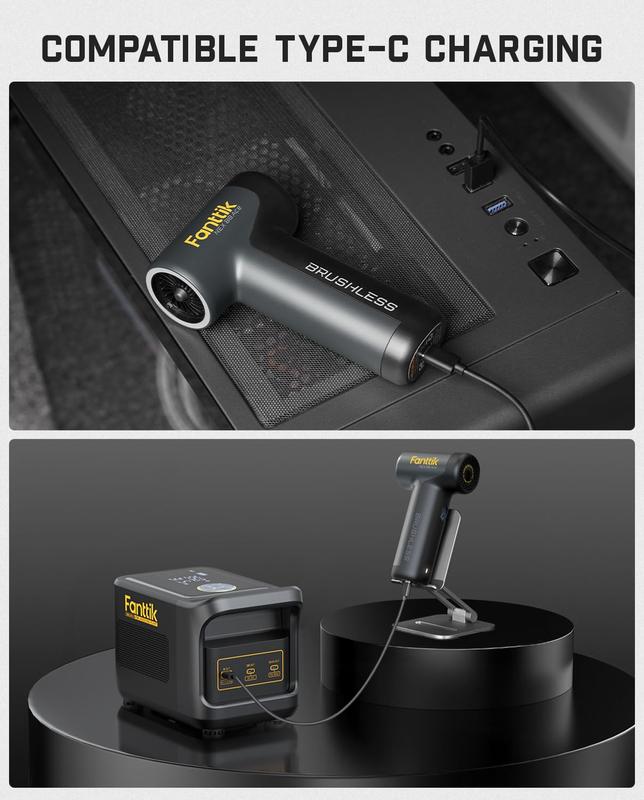 Fanttik B8 Ace Electric Air Duster with 110,000 RPM Brushless Motor and 100 m/s Max Blowing Speed Portable Blower Springtok