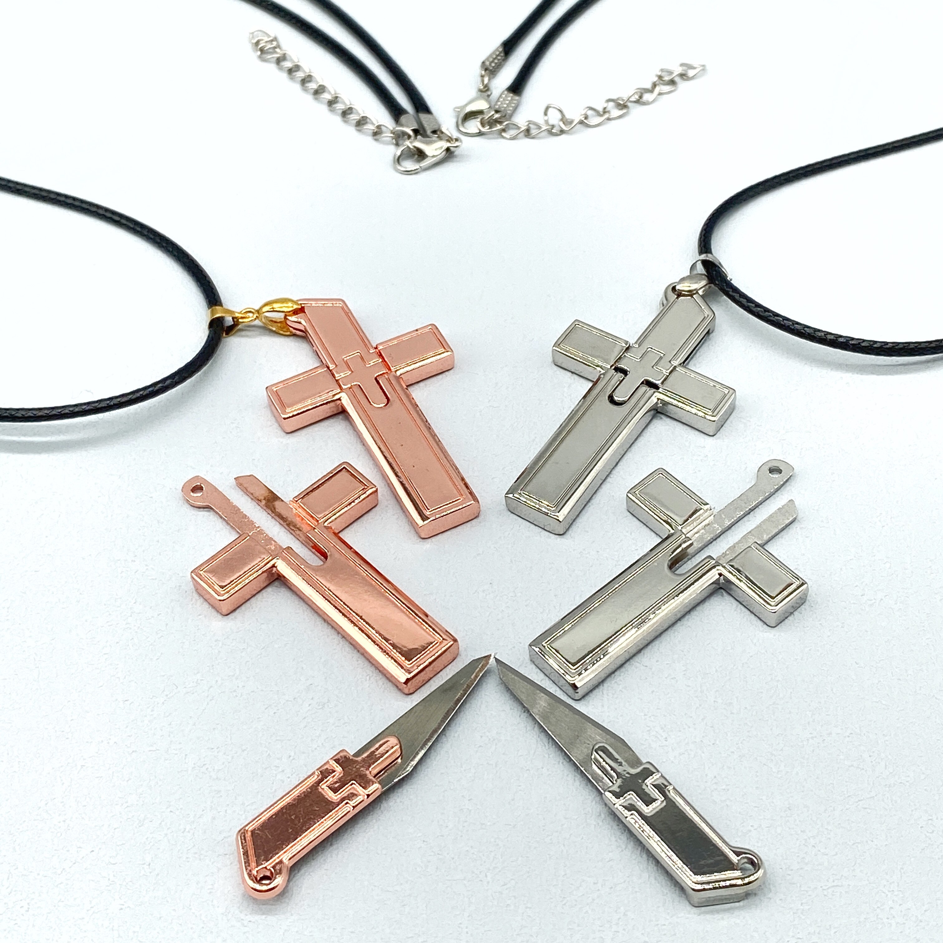 Stainless steel pendant necklace Couple stainless steel cross necklace The best gift for your girlfriend