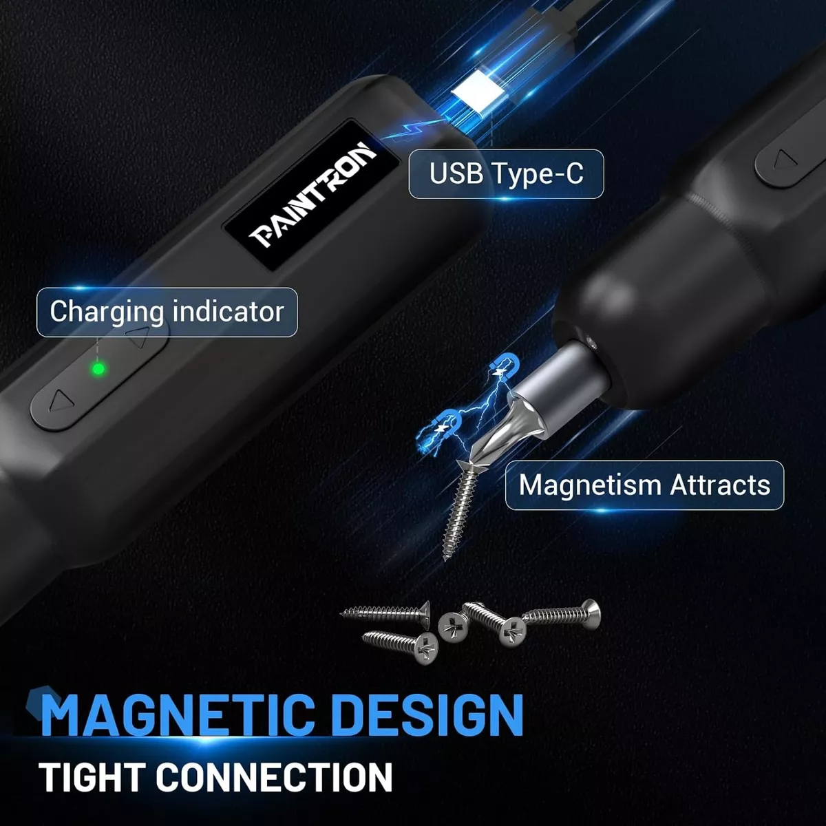 PAINTRON 250RPM Powerful Motor Electric Screwdriver Set