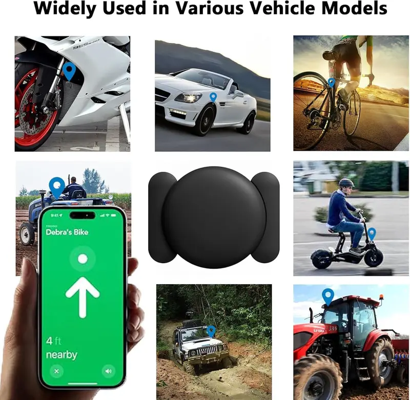 Product Introduction of GPS Tracker for Car,Mini Trackers Device with Weatherproof Magnetic Case-No Monthly Fee-Best Hidden GPS Trackers,Anti-lost Device,Works with Apple Find My fathersdaygift 2