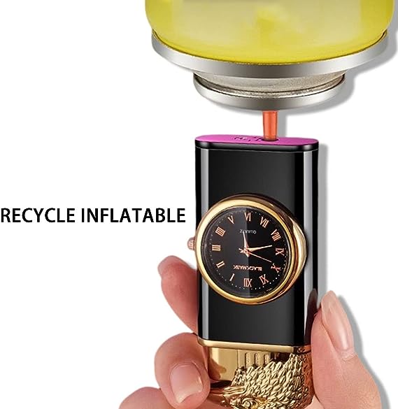 Lighter with Electric Watch