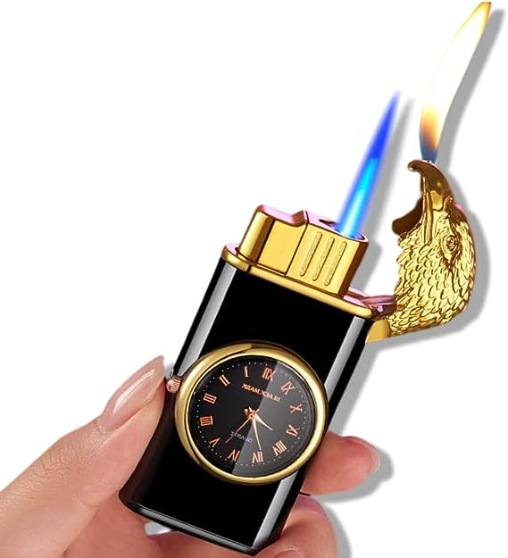 Lighter with Electric Watch