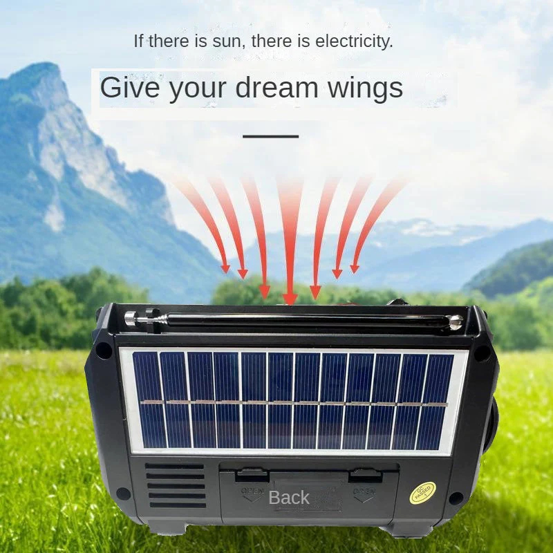 Retro Solar Powered Radio