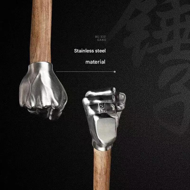 Fist Hammer Wooden Handle Fitter Hammer Home Outdoor Car Self-Defense Hammer Iron Hammer