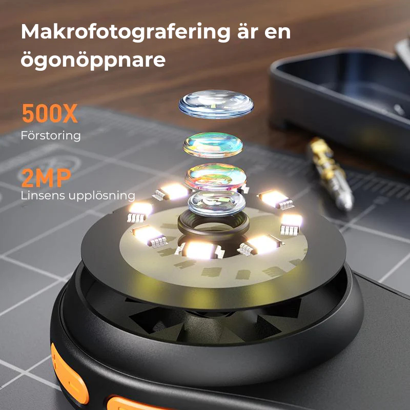  Handheld Digital Microscope with LED Illumination