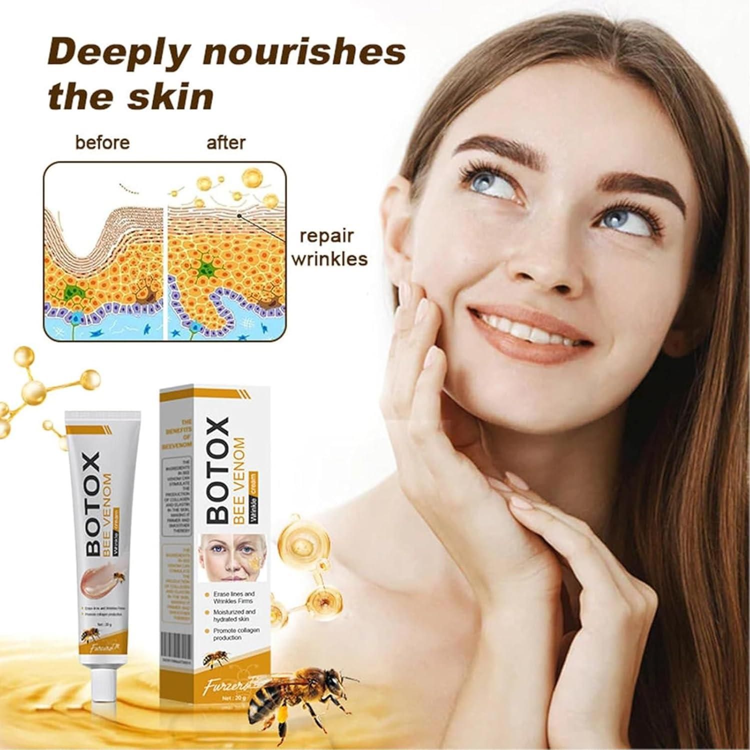 Bee Venom Wrinkle Repair Cream(Buy 1 Get 1 Free )