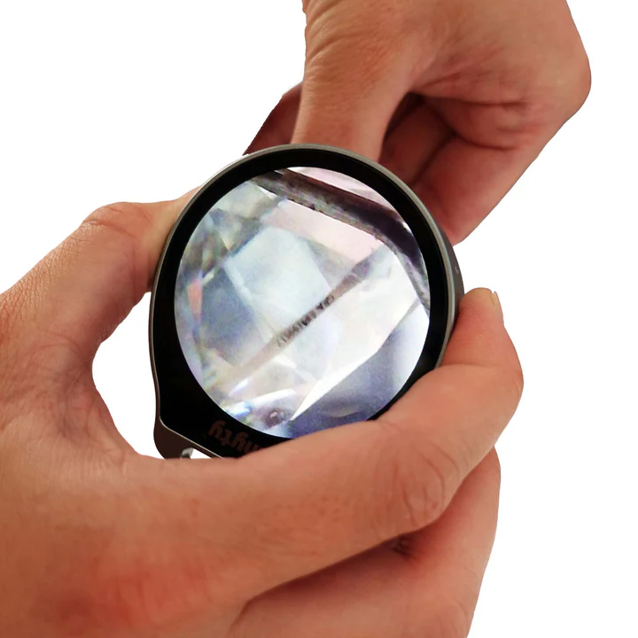 Digital jewellers loupe, 50mm screen