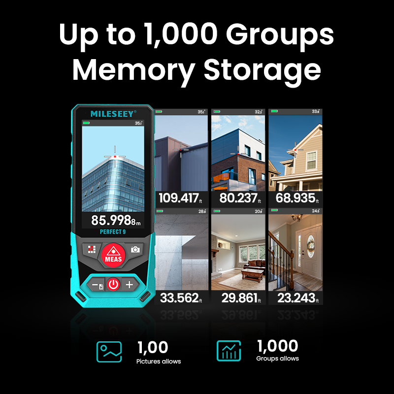 P9 Outdoor Laser Measure with Point-to-point (P2P) Technology