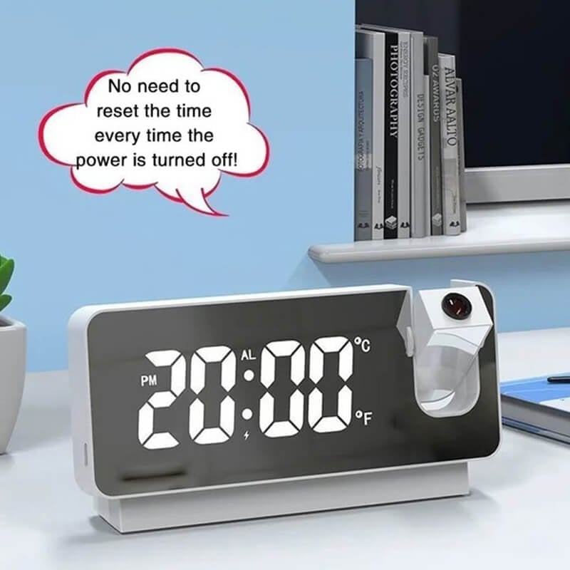 Mirror projection alarm clock🔥🔥