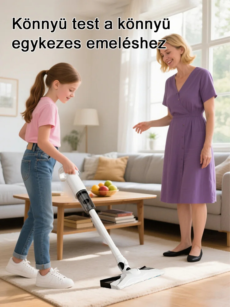 [Integrated Cordless Suction and Mop] High Suction Mite Removal Vacuum and Mop Machine