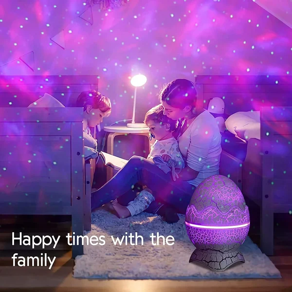 🎁 Free Shipping - Dinosaur Egg Star Projector Light with Remote, Gift for Kids Adults for Bedroom, Christmas, Birthdays, Valentine's Day etc