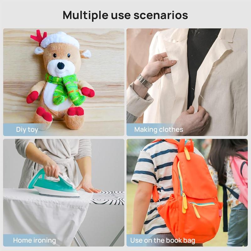 Stitch Witchery 140 Yards Iron on Hemming Tape - 2 Rolls, 0.59 inch No Sew No Iron Fusible Tape for Hemming, Curtains, Pants, Clothes