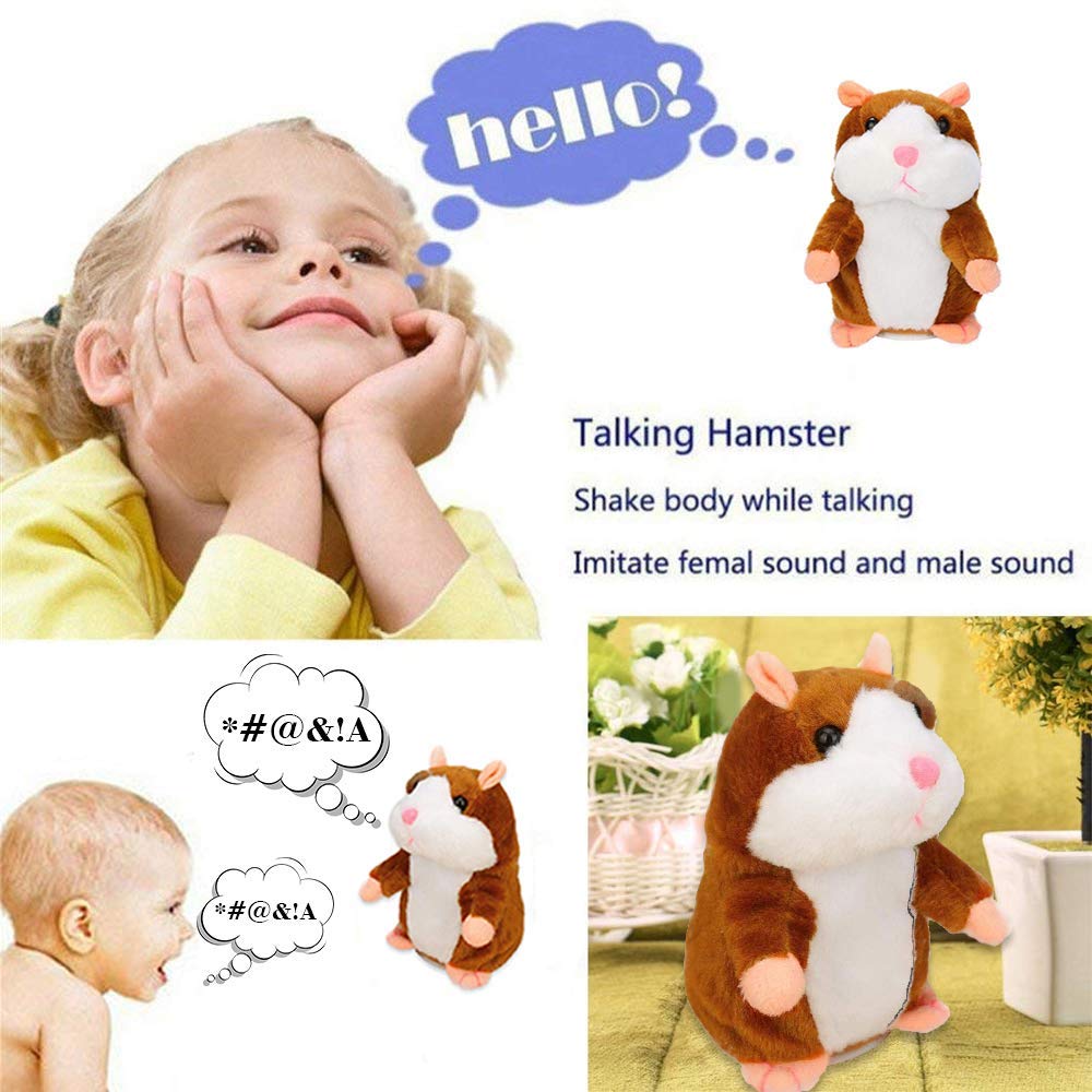 🐹🔥Talking Hamster Plush Toy