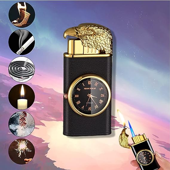 Lighter with Electric Watch