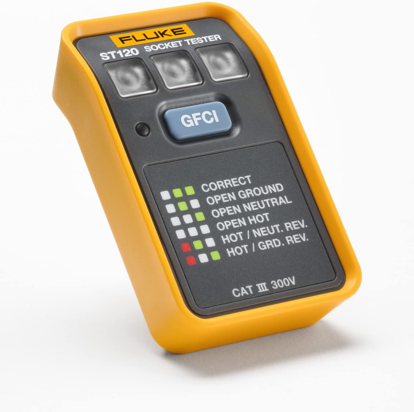 High-Quality ST120 GFCI Socket Tester Without Beeper, Great Socket Tester for Wire Examination
