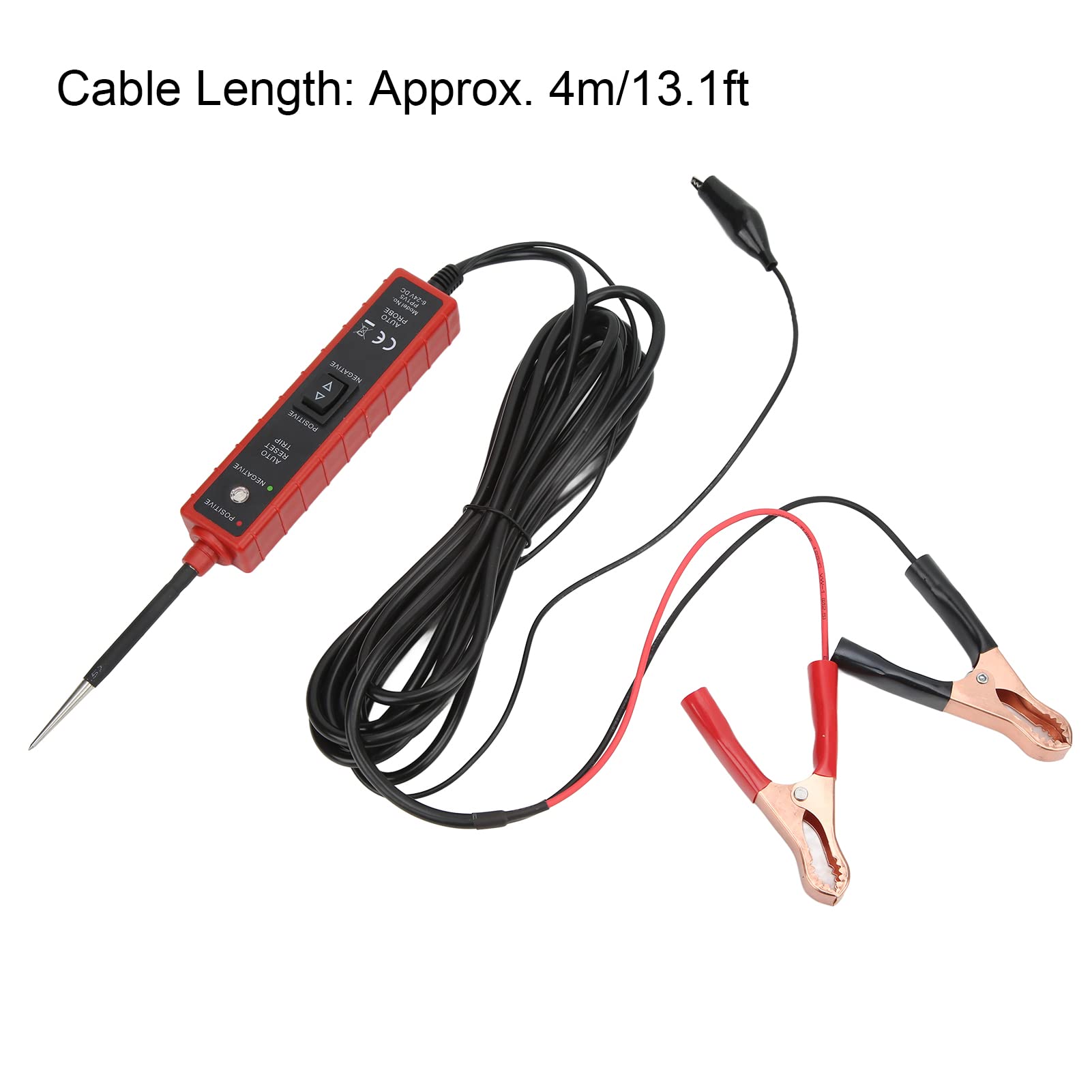 Car Circuit Probe Tester Diagnostic Tool Short Circuit Protection Red Dc 6 24v For Automotive Power