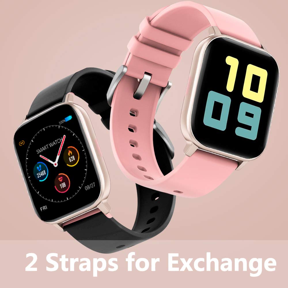 Bluetooth Smart Watches Fitness Tracker Watch -PINK