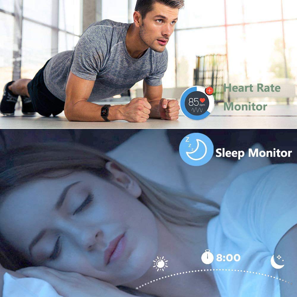 Bluetooth Smart Watches Fitness Tracker Watch -PINK