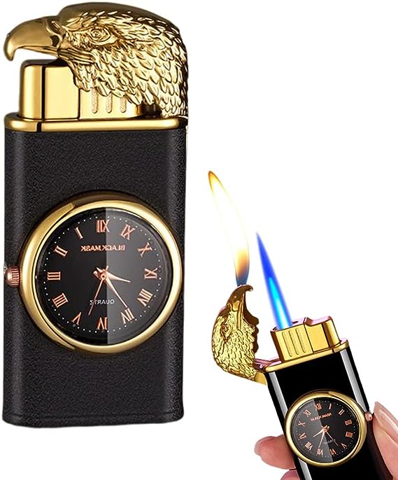 Lighter with Electric Watch