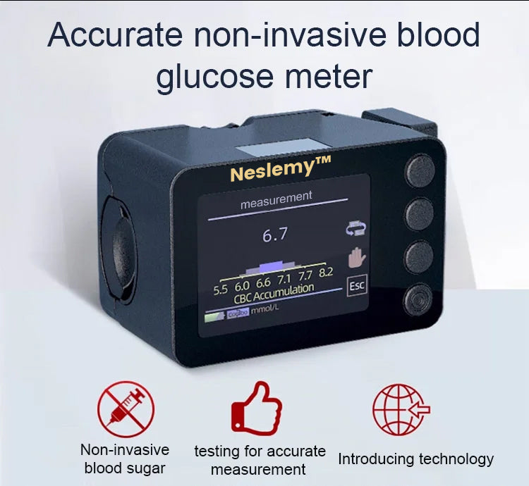 Advanced Non-Invasive GlucoseMonitor-99.9% Accuracy + Exclusive Gift ✅TGA Approved