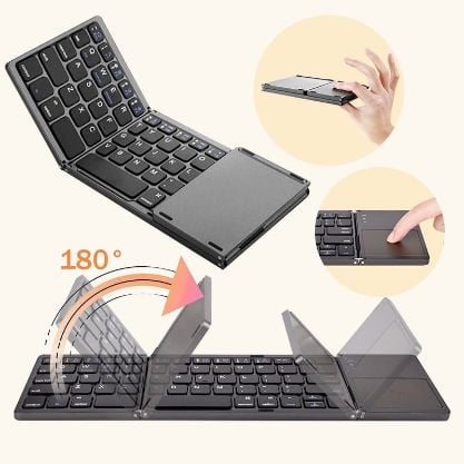 🔥HOT SALE - 49% OFF🔥Foldable Wireless Bluetooth Keyboard For Phone