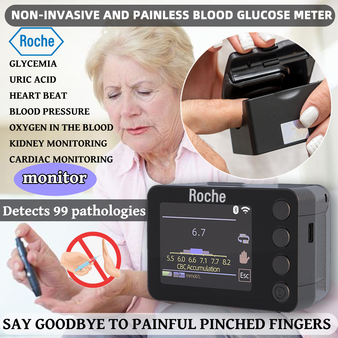  Μη επεμβατικός μετρητής γλυκόζης αίματος Roche Accu-Chek